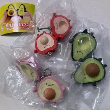 나눠쓰기 마스코트 니코리노 아보카도 체리 복숭아