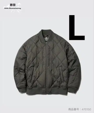 화이트 마운티니어링 유니클로 리사이클 하이브리드 다운 자켓 L