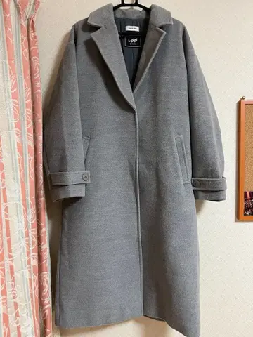 LAGUA GEM 그레이 롱 코트