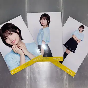 노기자카46 브로마이드 나카니시 아루노 쿠보 시오리 졸업 콘서트 T 컴프