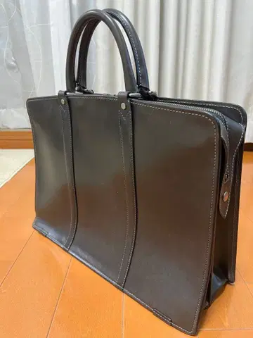 다크 브라운 가죽 비즈니스 백