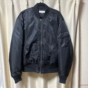 블랙 MA-1 플라이트 자켓