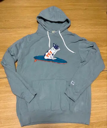 TES 프렌치 불독 후드티 X-LARGE