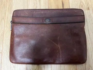 파슬 fossil 클러치백 천연 가죽 빈티지