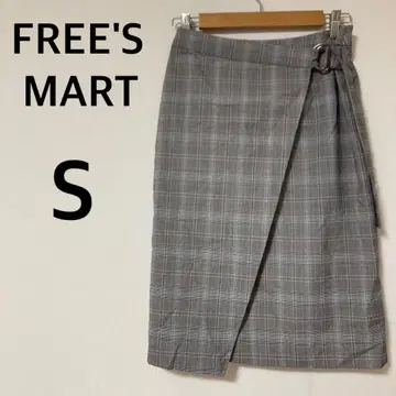 프리즈마트 미디 스커트 [ S ] 체크 무늬 안감 돌려입기