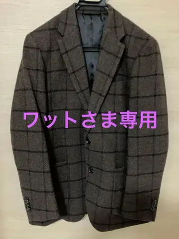 simplicite plus 체크 테일러드 자켓 브라운 가을/겨울 M