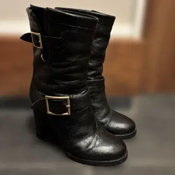 지미추 버클 블랙 부츠 JIMMYCHOO