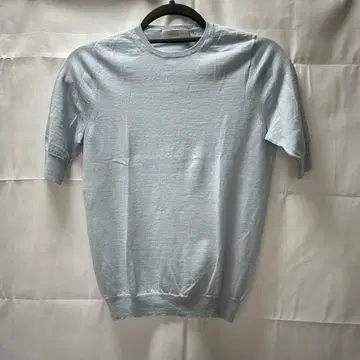 TOMORROWLAND 라이트 블루 반팔 니트