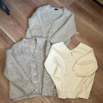 겨울 의류 묶음 판매 화이트 계열