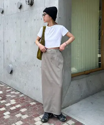 feepur 페피르 [ 셋업 가능 ] 슬랙스 내로우 스커트 M 사이즈