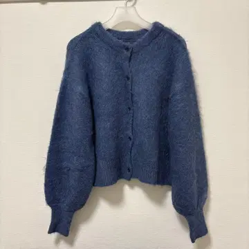 크루 샤기 가디건