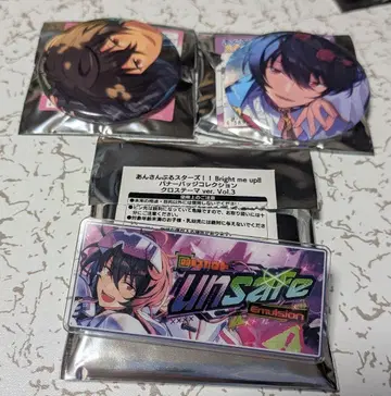 앙상블 스타즈!! Knights 사쿠마 리츠 배지 3개 세트