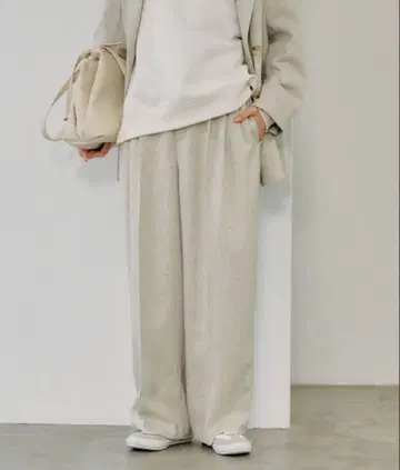 택 포함 새상품 글로벌 워크 MATINEE LINE 셋업 와이드 팬츠