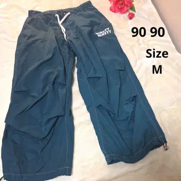 [ 인기 90 90 ] 그린 로고 벌룬 팬츠 사이즈 M
