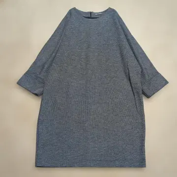 ZARA 레이온 다크 그레이 돌먼 니트 무릎 기장 원피스
