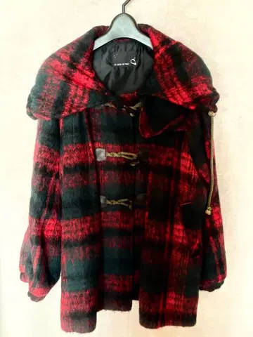 AS KNOW AS PINKY 복슬복슬 숏 더플 코트