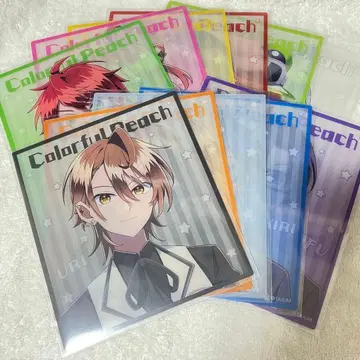 컬러풀 피치 클리어 색지 노멀 전종 세트 카라피치