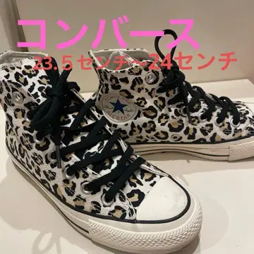 새상품급 컨버스 converse 레오파드 무늬 24cm
