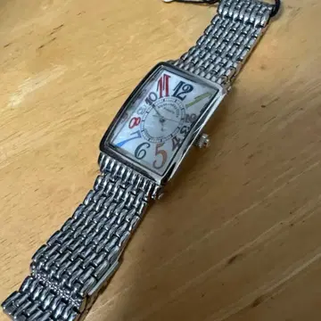 Alessandra Gold 손목시계 실버 [ 배터리 교환 필요 ]