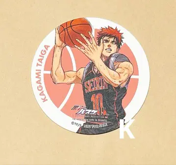 쿠로코의 농구 원화전 카가미 타이가 콜라보 카페 특전 코스터