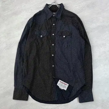 엔지니어드 가먼츠 바이컬러 도트 무늬 웨스턴 셔츠 미국제