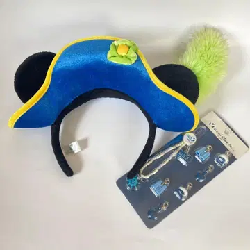 디즈니 리조트 미키 머리띠 캐리비안의 해적 스트랩