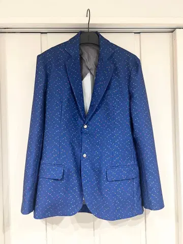 agi & sam 도트 테일러드 자켓과 팬츠 세트