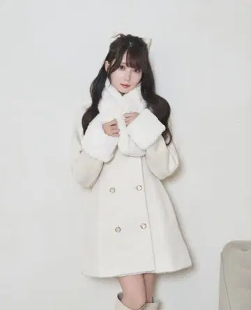 로제 뮤즈 tippet muffler set 코트