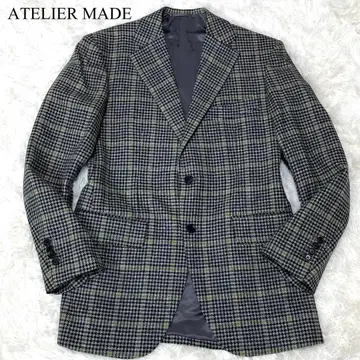 ATELIER MADE 이탈리아 원단 글렌체크 테일러드 자켓 A5