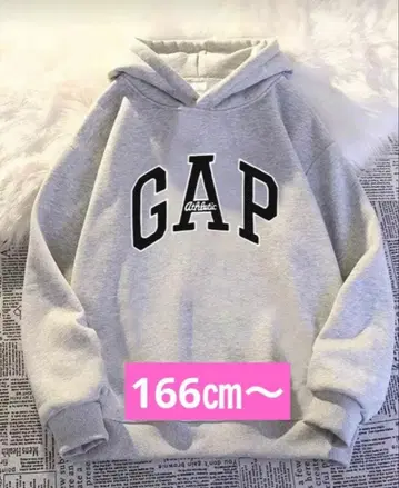 최저가 새상품 GAP 후드티 그레이 후드 부착 166 여성용