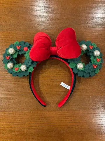 [고품질] 디즈니 크리스마스 2024 리스 머리띠