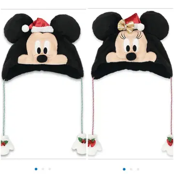 미키 미니 산타 모자 세트