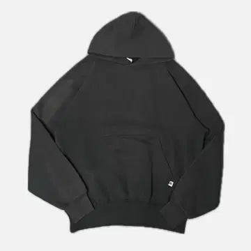 러셀 애슬레틱 무지 00s 후드티 블랙 페이드