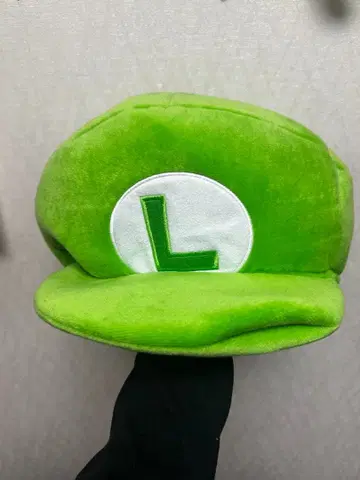 루이지 플리스 모자 그린 컬러 L 로고