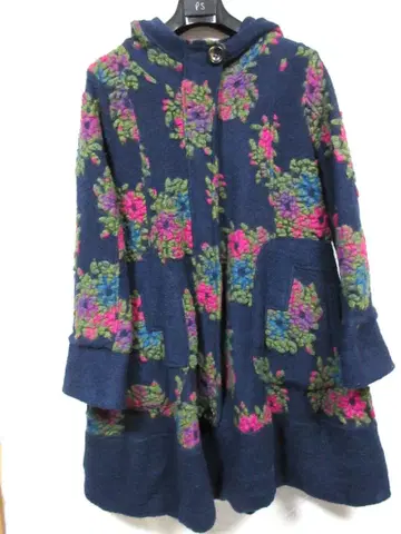 SUPE POSER 수프 포저 이탈리아제 꽃무늬 후드 코트