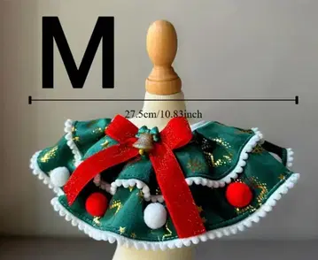 크리스마스 디자인 강아지 고양이용 아웃핏 M 사이즈