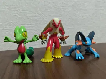 몬코레 3체 세트 키, 번치코, 대짱이 포켓몬 피규어