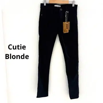 미사용 새상품 Cutie Blonde 블랙 스키니 팬츠 S 레이디