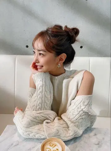 케이블 니트 탱크 & 가디건 SET 미사용 새상품