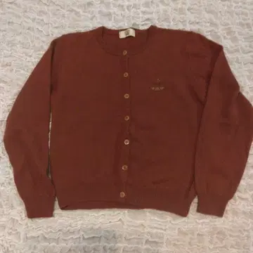 레어! 누거 슈가 가디건 크림슨 컬러