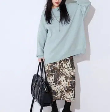 JEANASIS 모듬 레오 퍼레이드 펜슬 스커트