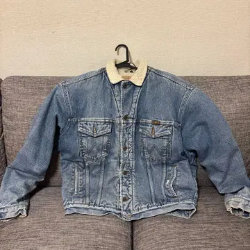 데님 보아 자켓 구제 의류