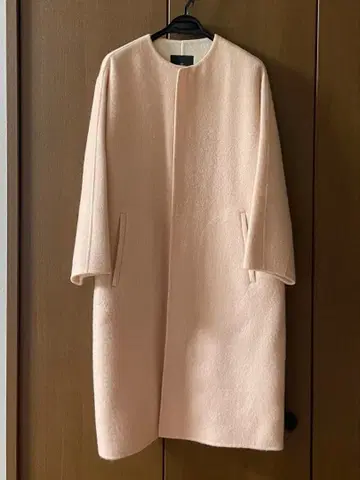 드로어 롱 코트 모헤어 36