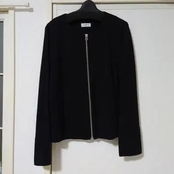 ensuite 노카라 자켓 블랙