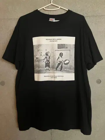 RELAXIN' WITH LOVERS T셔츠 X-LARGE 블랙