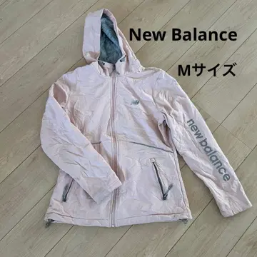 New Balance [ M ] 후드 부착 자켓 핑크 아우터 점퍼