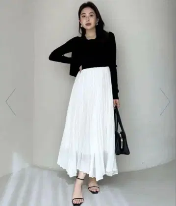 anuans 가디건 앙상블 도킹 원피스 MIX