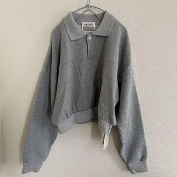 새상품 INSCRIRE 빈티지 스웨트 쇼트 풀오버