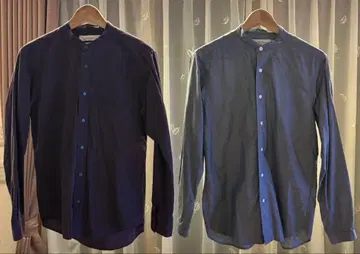 [ GREEN LABEL RELAXING ] 밴드 카라 셔츠 2세트