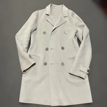 엠포리오 아르마니 더블 브레스트 피 코트 46